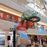 This shopping mall art