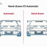 The difference between hand-drawn vectorization and automatic vectorization