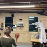 Robotic basketball hoop won't let you miss