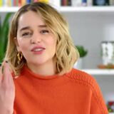 Emilia Clarke talking with eyebrows