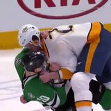 Hockey Player Sure Takes A Hit