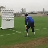 Training a goalkeeper