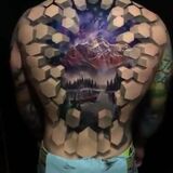 This 3-D tattoo