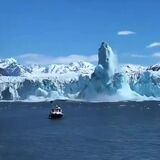 Rising iceberg