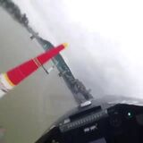 A First person view of Pilot in Air Show