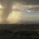Microburst dumping thousands of gallons of rain on a city at once