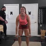 Powerlifter Jessica Buettner deadlifts 405lbs (183.7kg) for 20 reps