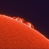 Massive eruption on the surface of the sun captured today (credit to u/ajamesmccarthy)
